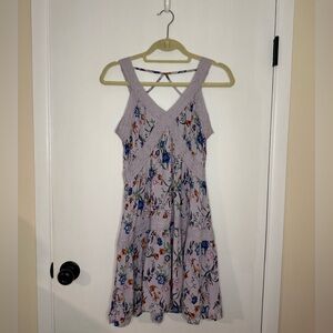 Xhilaration Floral Lace Dress in Light Purple